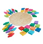 Puzzle mandala de madera fisher-price 40 piezas hxt94