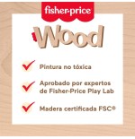 Puzzle mandala de madera fisher-price 40 piezas hxt94