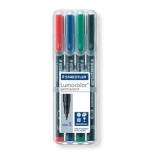 Staedtler rotulador permanente lumocolor punta 0.4mm 313 estuche cuatro unidades