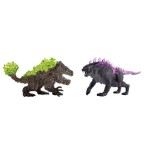 Schleich eldrador creatures shadow lynx vs rock breaker, figura de juguete 70827