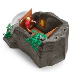 Schleich dinosaurs dino temple conquest mega set, figura de juguete 42656