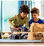 Schleich dinosaurs dino temple conquest mega set, figura de juguete 42656