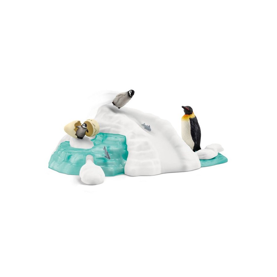 Figura de juguete divertida familiar schleich wild life penguin 42661
