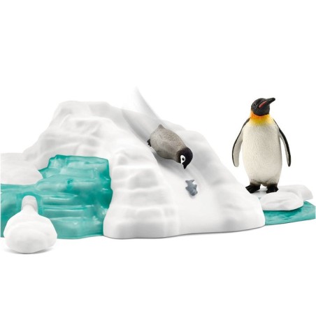 Figura de juguete divertida familiar schleich wild life penguin 42661