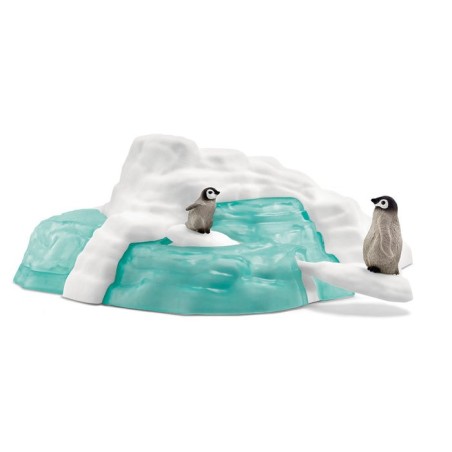 Figura de juguete divertida familiar schleich wild life penguin 42661