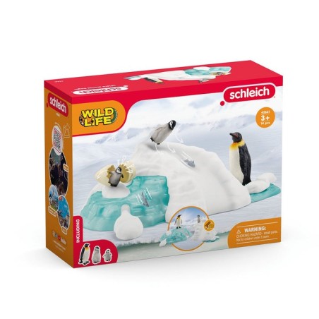 Figura de juguete divertida familiar schleich wild life penguin 42661