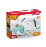 Figura de juguete divertida familiar schleich wild life penguin 42661