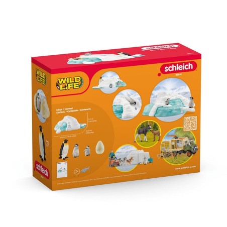 Figura de juguete divertida familiar schleich wild life penguin 42661