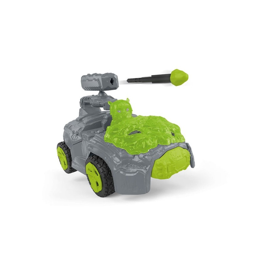 Schleich eldrador creatures crashmobile de piedra con mini criatura, figura de juguete 42670