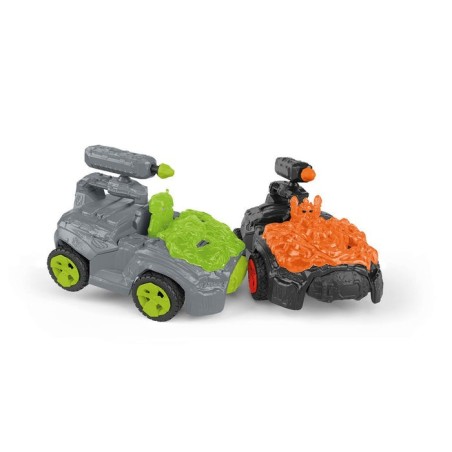 Schleich eldrador creatures crashmobile de piedra con mini criatura, figura de juguete 42670