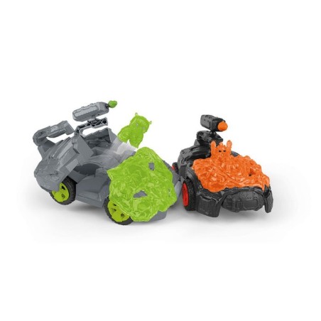 Schleich eldrador creatures crashmobile de piedra con mini criatura, figura de juguete 42670