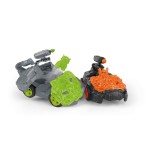 Schleich eldrador creatures crashmobile de piedra con mini criatura, figura de juguete 42670