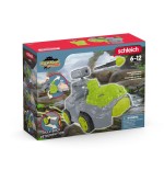 Schleich eldrador creatures crashmobile de piedra con mini criatura, figura de juguete 42670