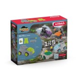 Schleich eldrador creatures crashmobile de piedra con mini criatura, figura de juguete 42670