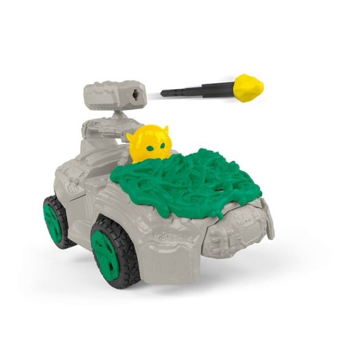 Schleich eldrador creatures jungle crashmobile con mini criatura, figura de juguete 42671