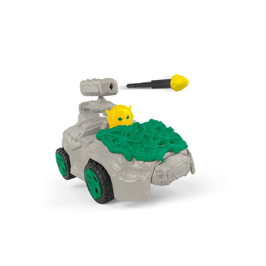 Schleich eldrador creatures jungle crashmobile con mini criatura, figura de juguete 42671