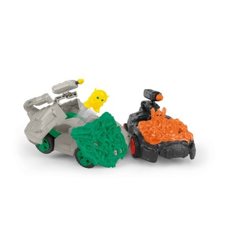 Schleich eldrador creatures jungle crashmobile con mini criatura, figura de juguete 42671