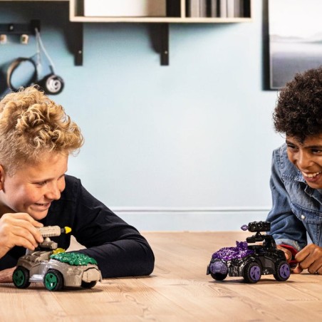 Schleich eldrador creatures jungle crashmobile con mini criatura, figura de juguete 42671