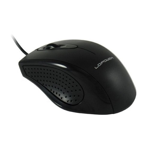 Lc power lc-m710b, ratón usb óptico, 800 ppp, negro