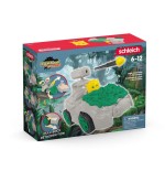 Schleich eldrador creatures jungle crashmobile con mini criatura, figura de juguete 42671