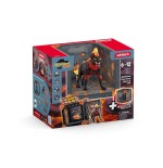 Schleich eldrador creatures battlecave lava hyena, figura de juguete 42674