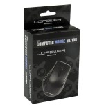 Lc power lc-m710b, ratón usb óptico, 800 ppp, negro