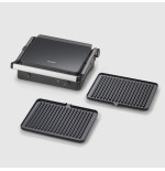 Parrilla de contacto severin sevini lite, kg 2398 negro, 1.800 vatios 4008146043970