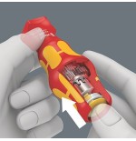Wera kraftform kompakt turbo i 1 buscador de herramientas, 16 piezas, llave de vaso rojo/amarillo, 16 piezas 5006640001