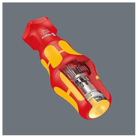 Wera kraftform kompakt turbo i 1 buscador de herramientas, 16 piezas, llave de vaso rojo/amarillo, 16 piezas 5006640001