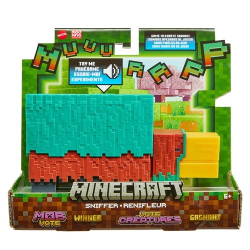Figura  mattel minecraft sniffer de juguete hxm85