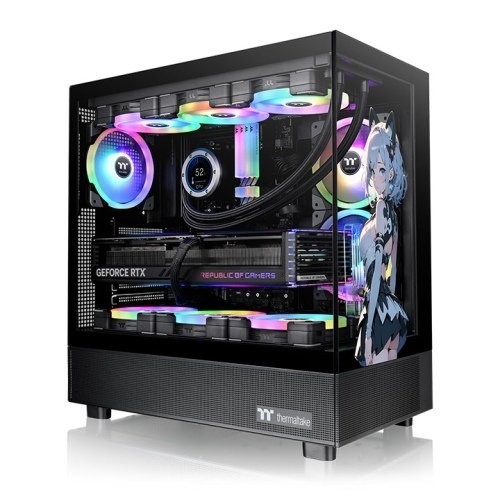 Caja pc thermaltake view 270 sp edition negra, vidrio templado x 2 ca-1y7-00m1wn-02