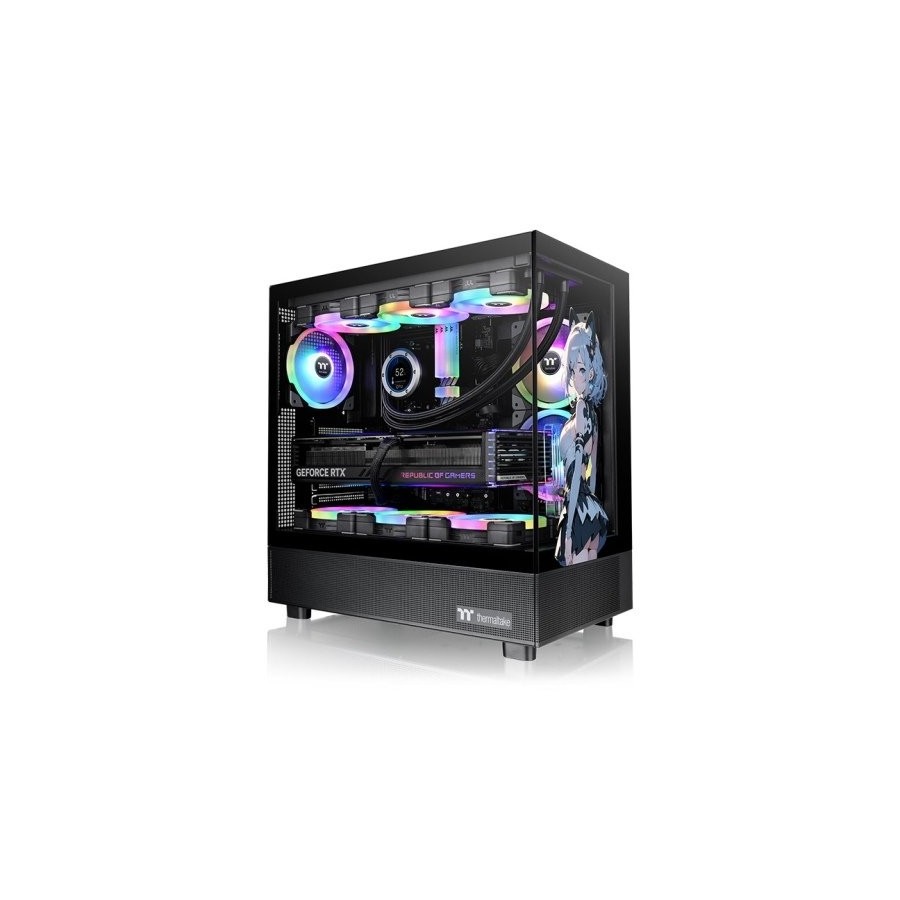 Caja pc thermaltake view 270 sp edition negra, vidrio templado x 2 ca-1y7-00m1wn-02