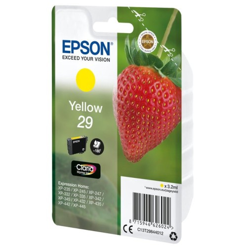 Tinta original epson 29 3.2 ml amarillo