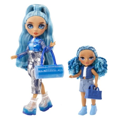 Muñeca mga entertainment rainbow high littles zafiro azul 531197-euc