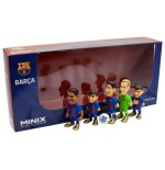 Blister 5 figuras minix fc barcelona 7cm