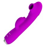 Pretty love - regina vibrador-succionador recargable morado