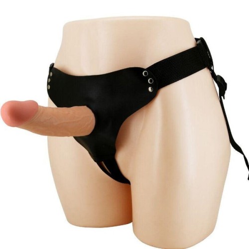 Arnés con dildo hueco stark