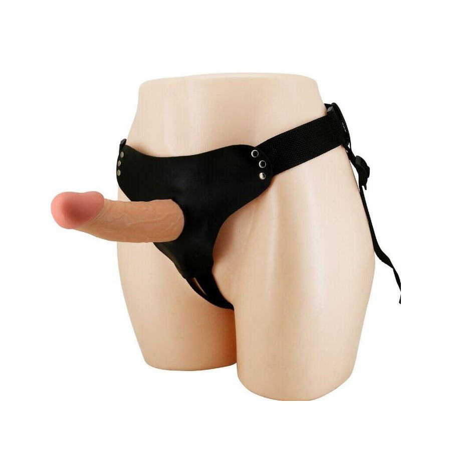 Arnés con dildo hueco stark