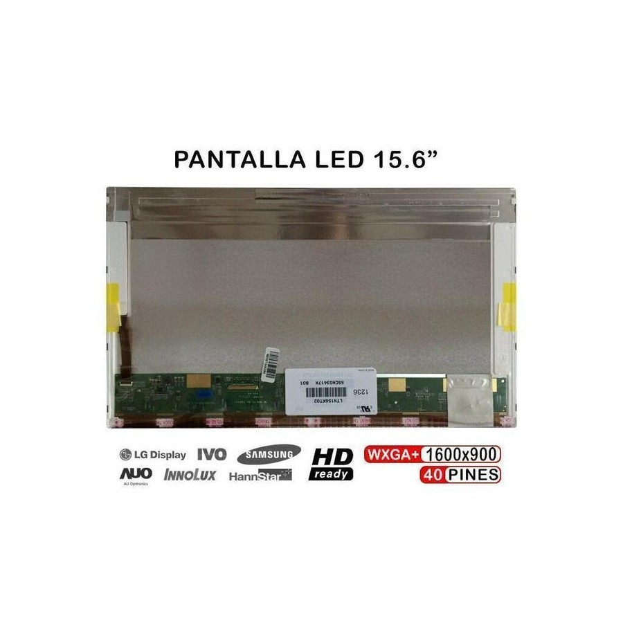 Pantalla led de 15.6" para portátil ltn156kt02 lp156wd1 tld1 tlm1 b156rw01