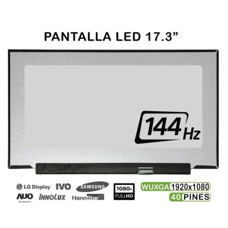 Pantalla led de 17.3" para portátil lp173wfg spb1 144hz 40 pines fhd