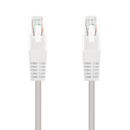 Nanocable cable de red rj45 cat.5e utp awg24 2m - blanco