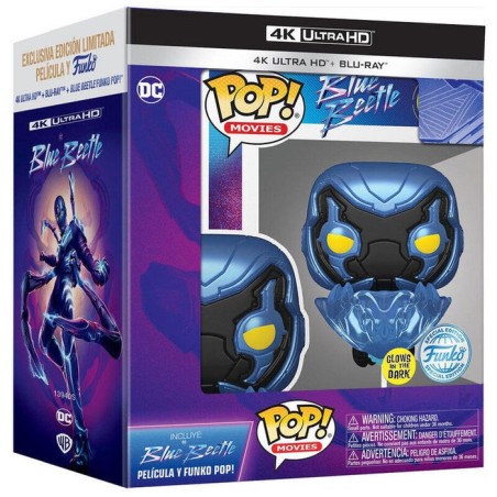 Pelicula blue beetle (4k uhd + bd) edicion funko  blu-ray