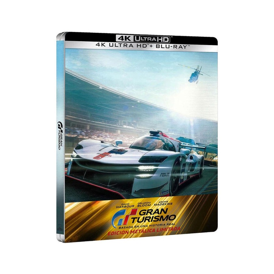 Pelicula gran turismo (4k uhd +bd) ed. metalica blu-ray