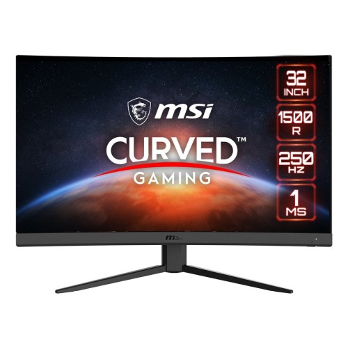 Monitor msi g32c4x 31.5" va fhd curvo 1500r 300cd m2 250hz 1ms hdmix2 dp