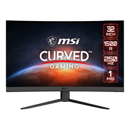 Monitor msi g32c4x 31.5" va fhd curvo 1500r 300cd m2 250hz 1ms hdmix2 dp