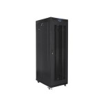 Lanberg ff01-8027-23bl  27u rack o bastidor independiente negro