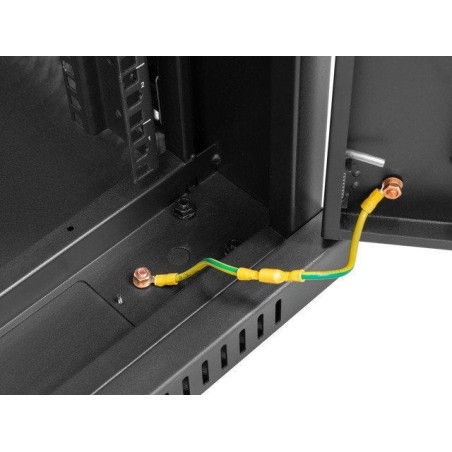 Lanberg ff01-8027-23bl  27u rack o bastidor independiente negro