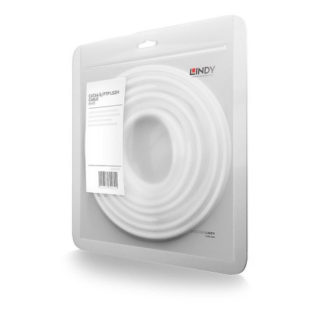 Cable  lindy de red cat6a s ftp pimf lsoh blanco 0.30m
