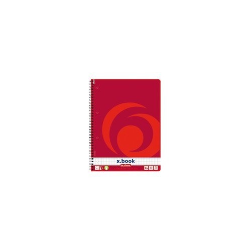 Herlitz 10834117 cuaderno y block a4 80 hojas rojo