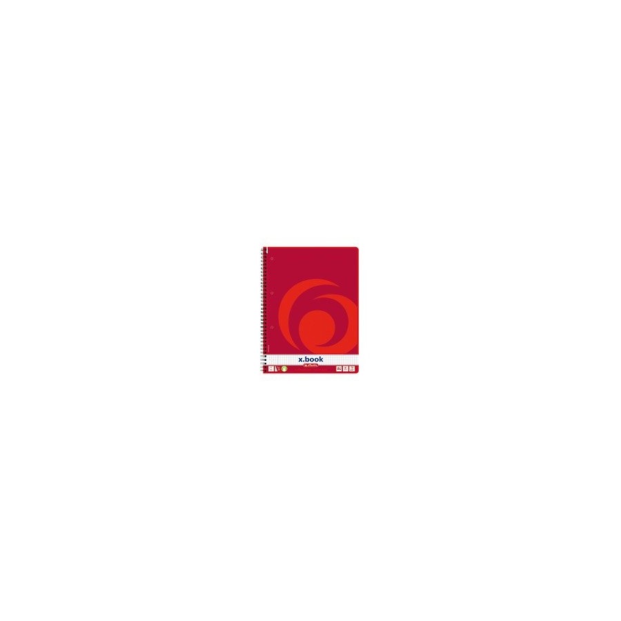 Herlitz 10834117 cuaderno y block a4 80 hojas rojo